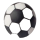Choco Deco - Ball - Football - 40 pcs (27 x 27 mm)