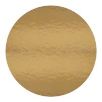 5 x Cake Coaster doublesided - GOLD-SILVER glossy - round - 19 cm Ø