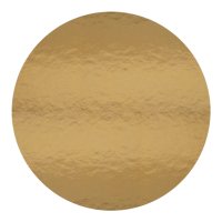 5 x Cake Coaster doublesided - GOLD-SILVER glossy - round - 26 cm Ø
