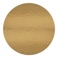 5 x Cake Coaster doublesided - GOLD-SILVER glossy - round - 29 cm Ø