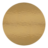 5 x Cake Coaster doublesided - GOLD-SILVER glossy - round - 34 cm Ø