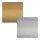 5 x Tortenuntersetzer zweiseitig - GOLD-SILBER spiegelnd - quadrat - 24x24 cm