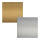 5 x Tortenuntersetzer zweiseitig - GOLD-SILBER spiegelnd - quadrat - 24x24 cm