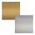 5 x Tortenuntersetzer zweiseitig - GOLD-SILBER spiegelnd - quadrat - 26x26 cm