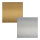 5 x Tortenuntersetzer zweiseitig - GOLD-SILBER spiegelnd - quadrat - 34x34 cm