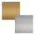 5 x Tortenuntersetzer zweiseitig - GOLD-SILBER spiegelnd - quadrat - 39x39 cm