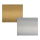 5 x Tortenuntersetzer zweiseitig - GOLD-SILBER spiegelnd - rechteck - 34x24 cm