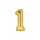 Number Balloon - 1 - 80 cm - GOLD