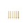 6 Cake candles - Gold