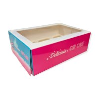 5 pcs Cupcake Box for 6