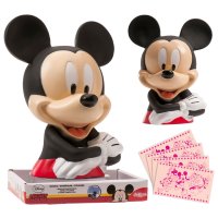 Mickey Mouse Spardose mit Wafer Geldscheinen - Dekora