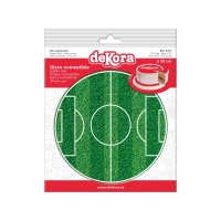 Edible Cake Disc - Football - 20 cm