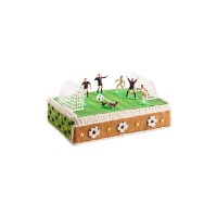 Fußball Set - Tortendeko 5-6,5cm (Cake Topper) -...