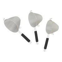 Pointed sieve with handle and display chopping 20 cm