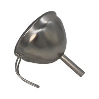Stainless steel funnel 15 cm
