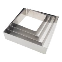 Baking pan square 18x18 cm, height 10 cm