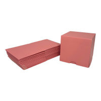 10 x Sweet Box - Pink/Rose - 10,5 x 10,5 x 10 cm - Packmania