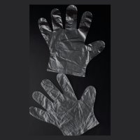 100 pcs disposable transparent gloves