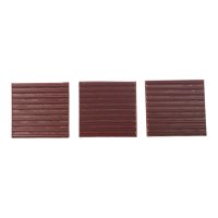 Choco Deco - Square - Dark - 380 pieces (30 x 30 mm)