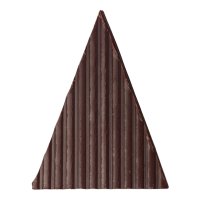 Choco Deco - Triangle - Dark - 300 pieces (45 x 35 mm)