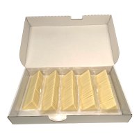 Choco Deco - Triangle - White - 300 pieces (45 x 30 mm)