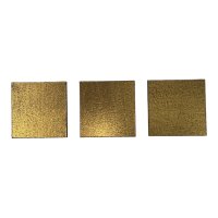 Choco Deco - Square Gold - Dark - 380 pieces (30 x 30 mm)