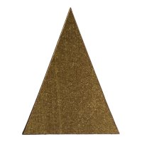 Choco Deco - Triangle Gold - Dark - 380 pieces (30 x 30 mm)