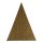 Choco Deco - Dreieck - Dorado Gold  - 380 Stück (30 x 30 mm) Shantys