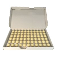 Choco Deco - Ball - Weiss - 66 Stück (20 x 20 mm) - Shantys