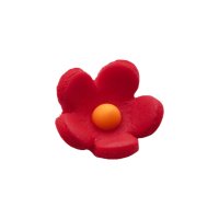 Sugar Flower - Tiny Flowers - red (100 pieces) - Shantys