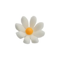 Sugar Flower - Daisy - White (100 pcs) - Shantys