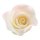 Sugar flower - rose large - white/pink (12 pieces) - shantys