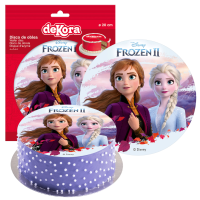 Edible Cake Disc Wafer - Frozen Elsa & Anna - 20 cm