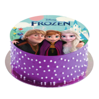 Edible Cake Disc - Frozen - 20 cm