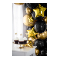 50 Miniballons - Ø 12cm - Glossy - Gold glänzend