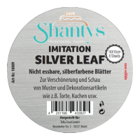 8 x Blattsilber Imitat - (16x16cm) - Shantys